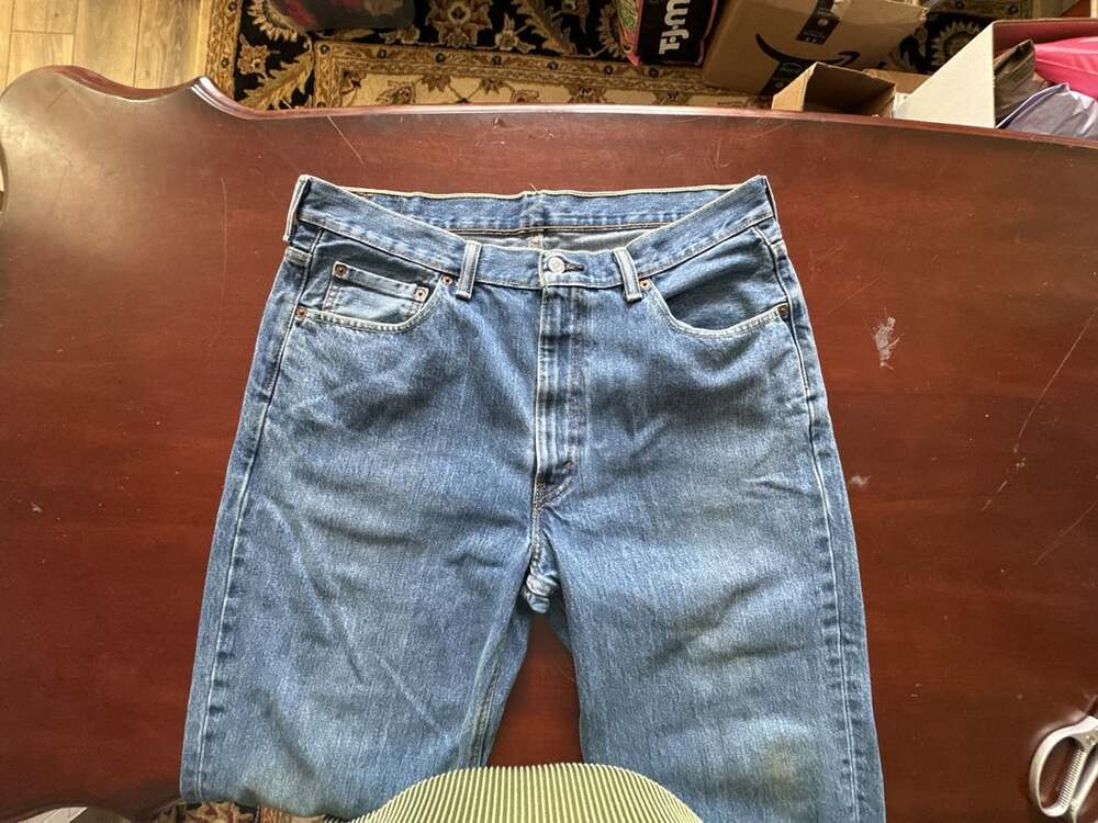 Levi's 550 Relaxed Fit Blue Denim Jeans W36 L29